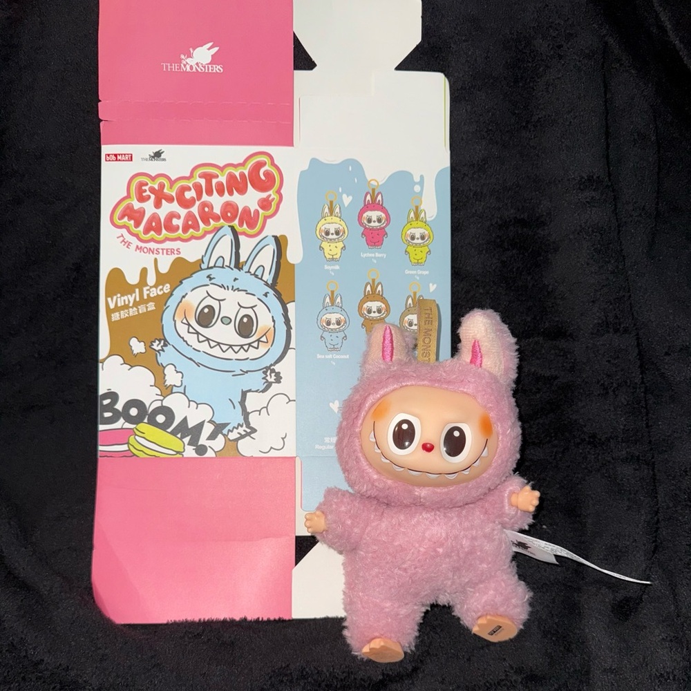 The Monsters Exciting Macaron Plush Doll - Pink